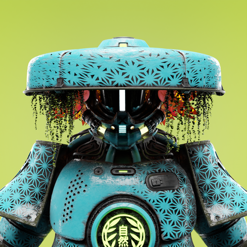 Sakuyer NFT #002 Blue Robot