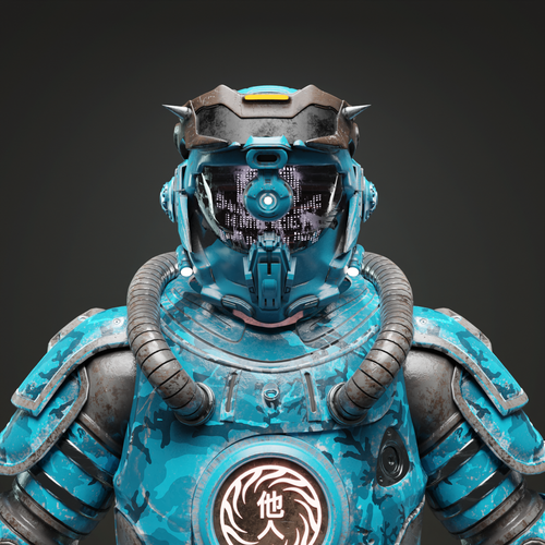 Sakuyer NFT #005 Camo Robot