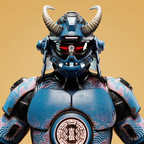 Sakuyer NFT #009 Horns Robot
